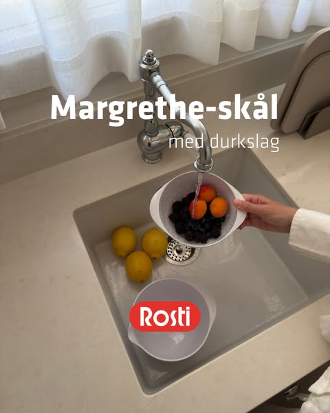Margrethe-skål med durkslag