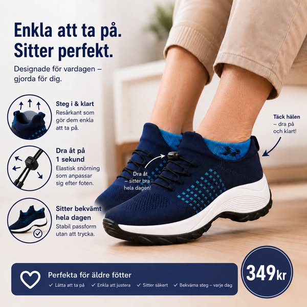 Lätta skor att ta på sig