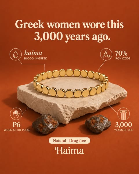 Haima Hematite Bracelet for Women | Natural Iron Oxide