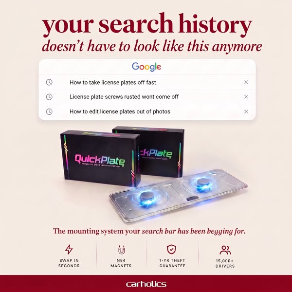 Pop License Plates in SECONDS