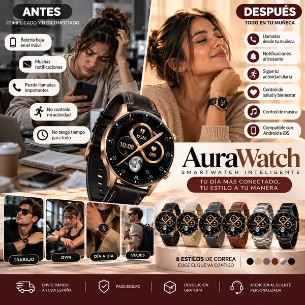 ¡NO ES SOLO UN RELOJ, ES MUCHO MÁS!