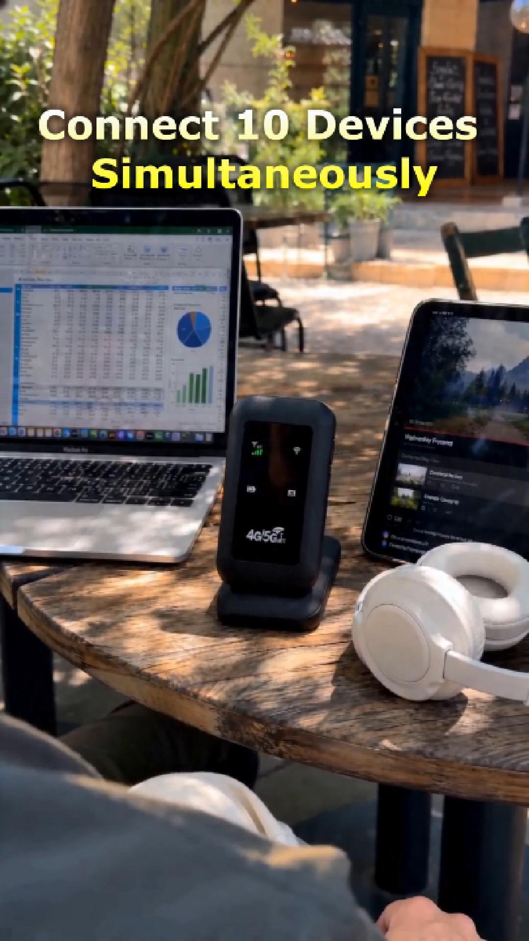 [Power on and use] All-network portable wifi
