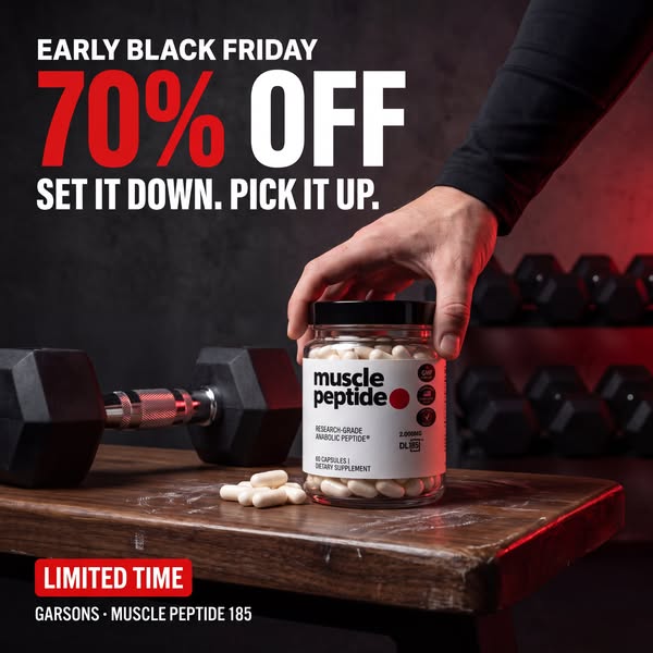 Black Friday: 47% Off + Free Shipping