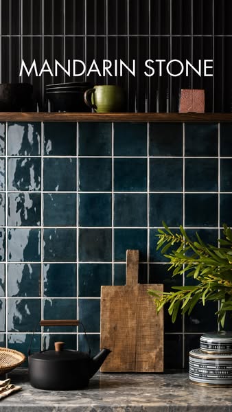 Hoxton Teal Gloss Porcelain Square