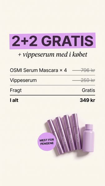2+2 GRATIS + vippeserum