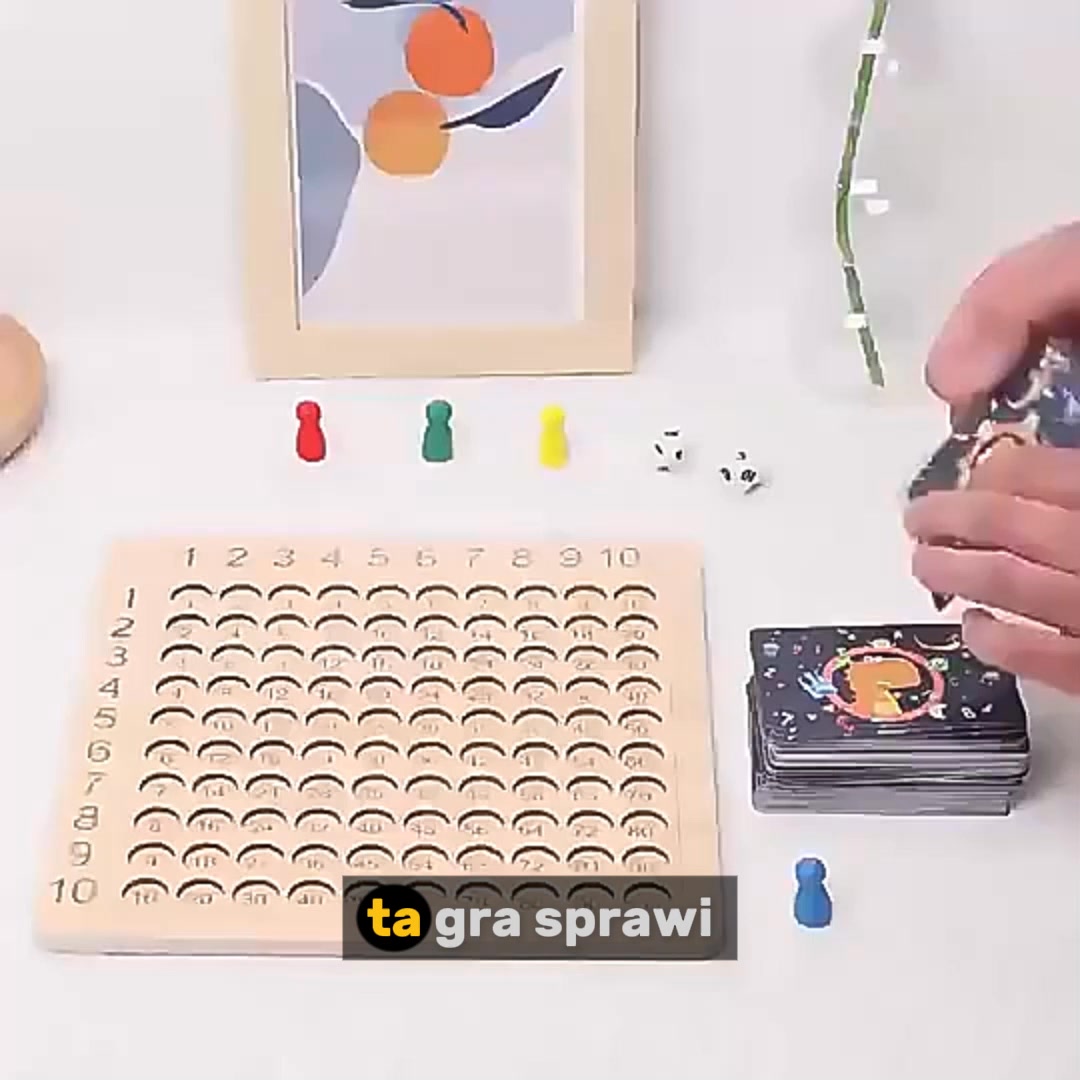 Tabliczka MNOŻENIA I DODAWANIA - Montessori