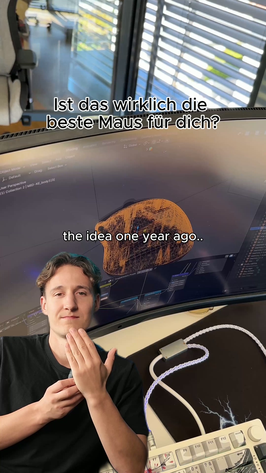 54g. Carbon. 8K. Deine neue Main-Maus!