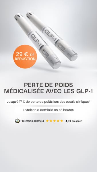 Programme de perte de poids – 29 € de réduction