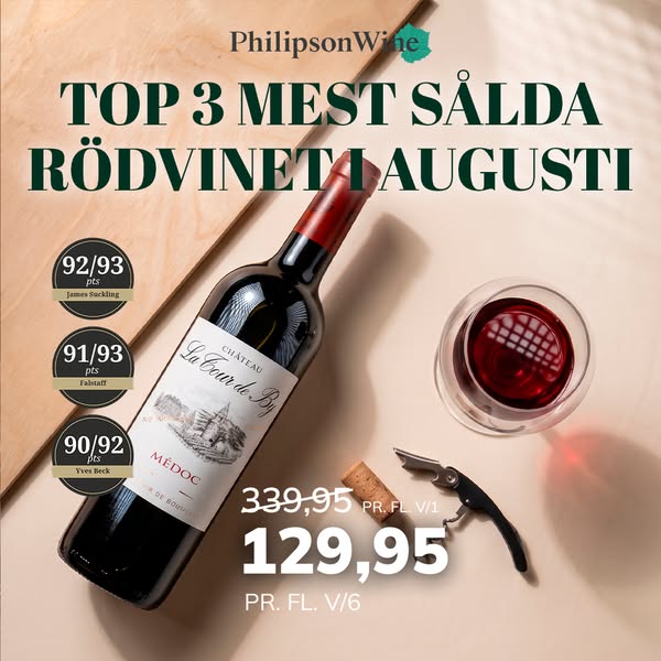 Bordeaux från Médoc, hyllad av kritikerna
