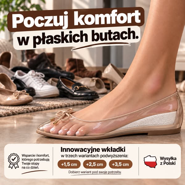 Więcej komfortu w Twoich butach