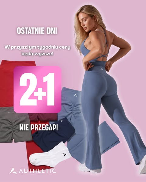 Oferta kończy się o północy: 2+1 GRATIS