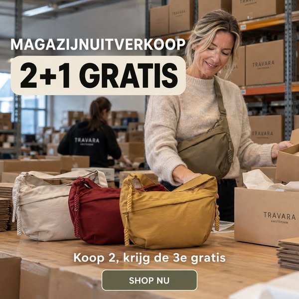 MAGAZIJNUITVERKOOP: 2+1 GRATIS