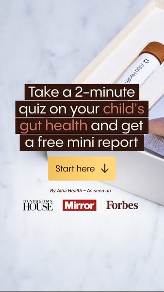 Free gut health quiz for parents