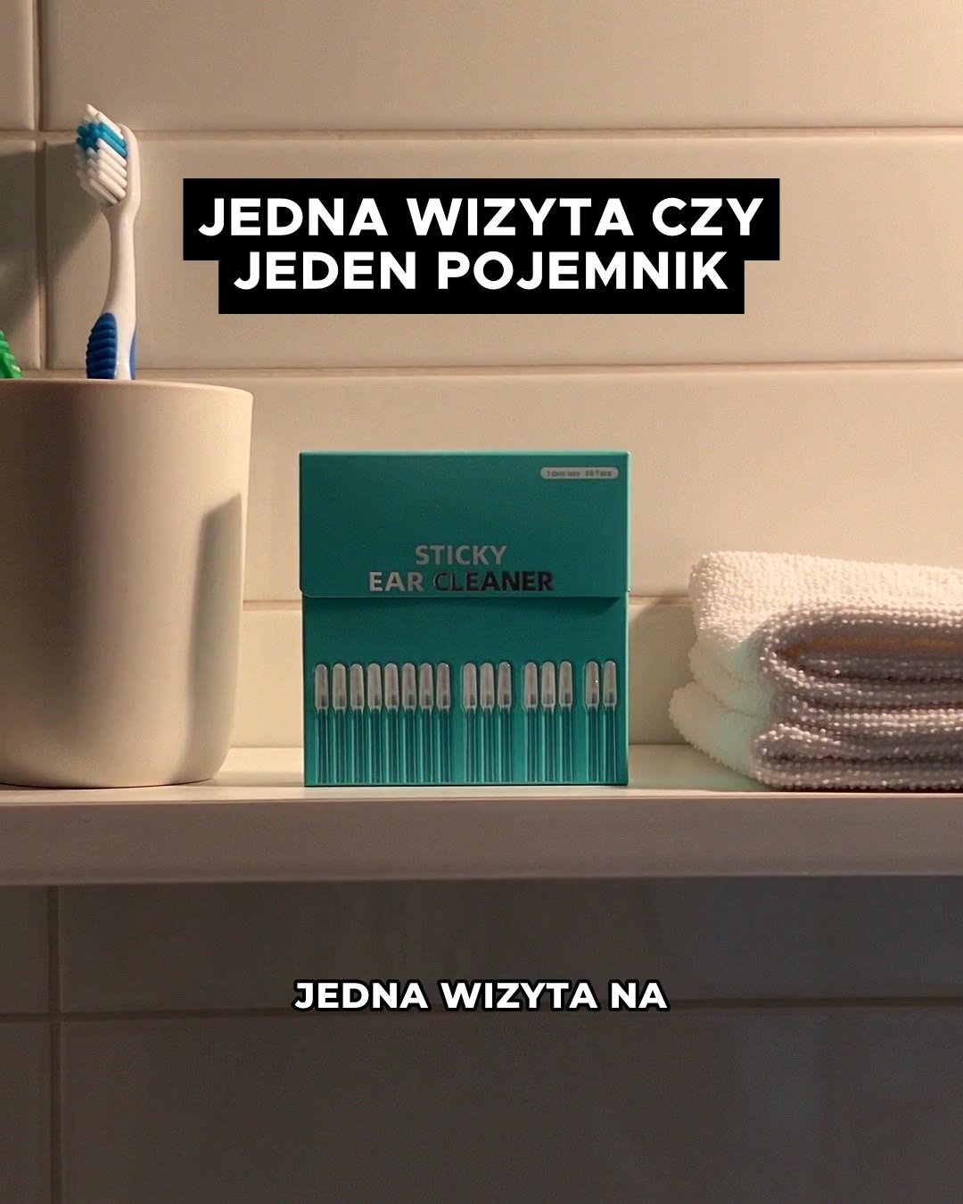Mniej niż jedna wizyta na płukanie
