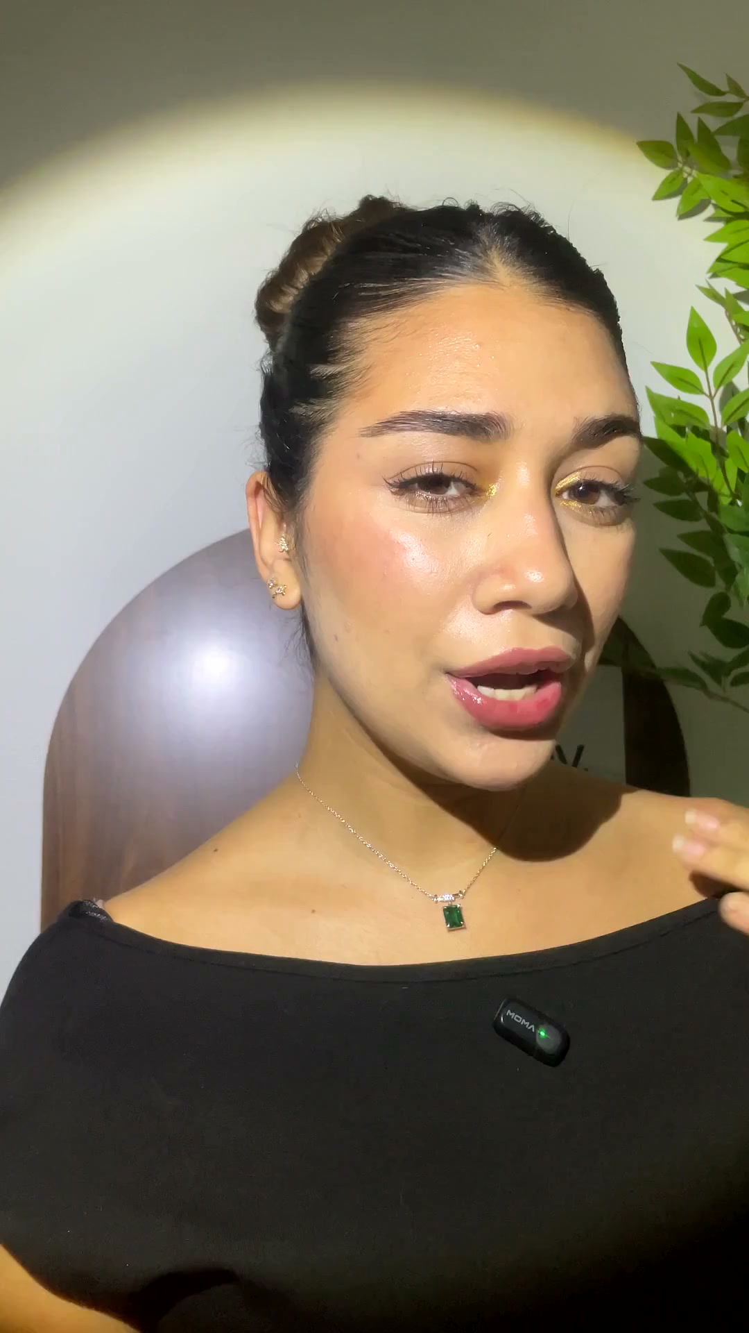 Waterproof Emerald Necklace