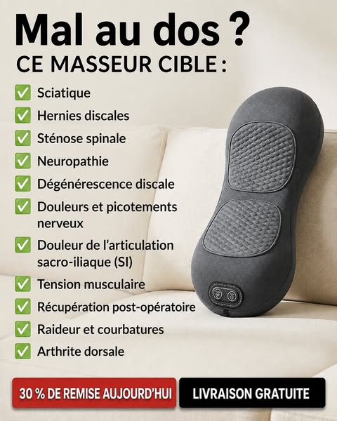 Ton dos mérite du soulagement