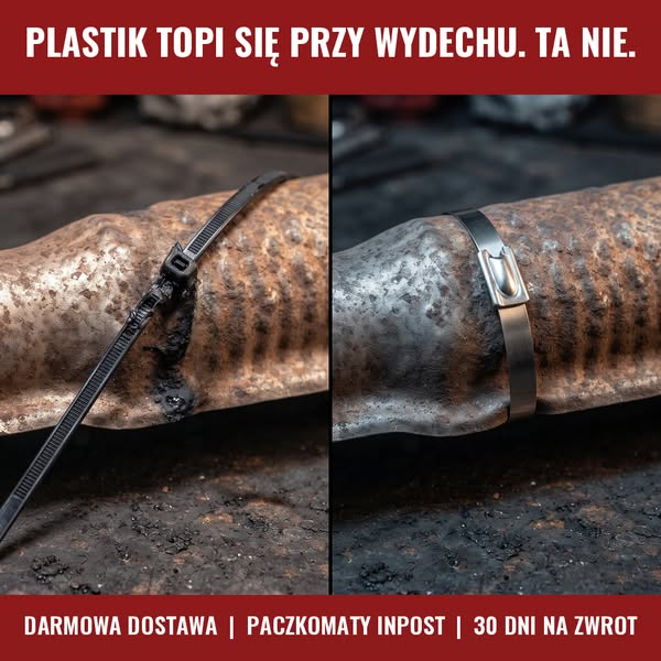 Opaski, które nie rdzewieją. Do najbardziej zardzewiałych robót.