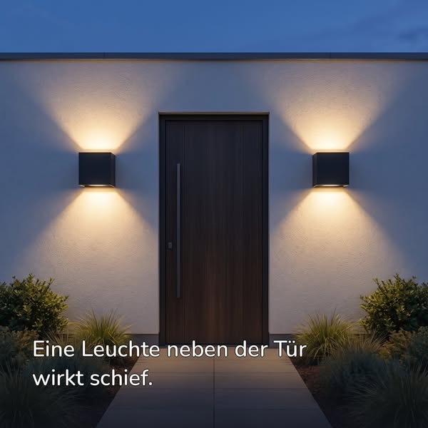 Laue Sommerabende auf der Terrasse, aber kein Stimmungslicht ohne Steckdose? — Nuvia kabellose Wandleuchten jetzt 1+1 GRATIS
