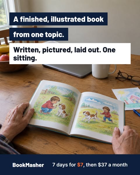 Get a Finished, Illustrated Book From One Topic