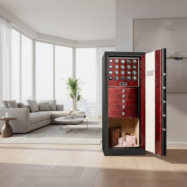 The ultimate watch winder safe.