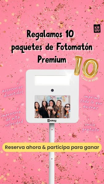 10 años de KRUU: ¡Pagamos tu Fotomatón KRUU!