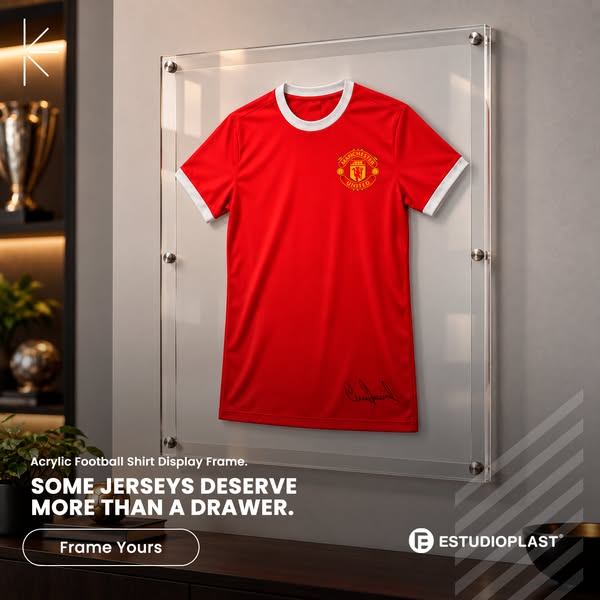 Acrylic Football Shirt Display Frame