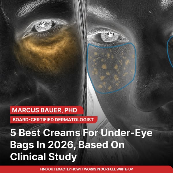 5 Best Creams for Under-Eye Bags in 2026, Based On Clinical Study