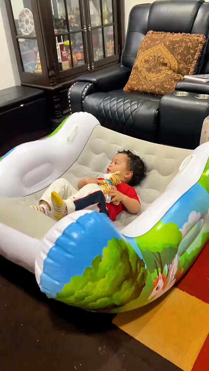 Inflatable Sensory Rocker for Kids | Built-in Pump, Supports Up to 265lbs