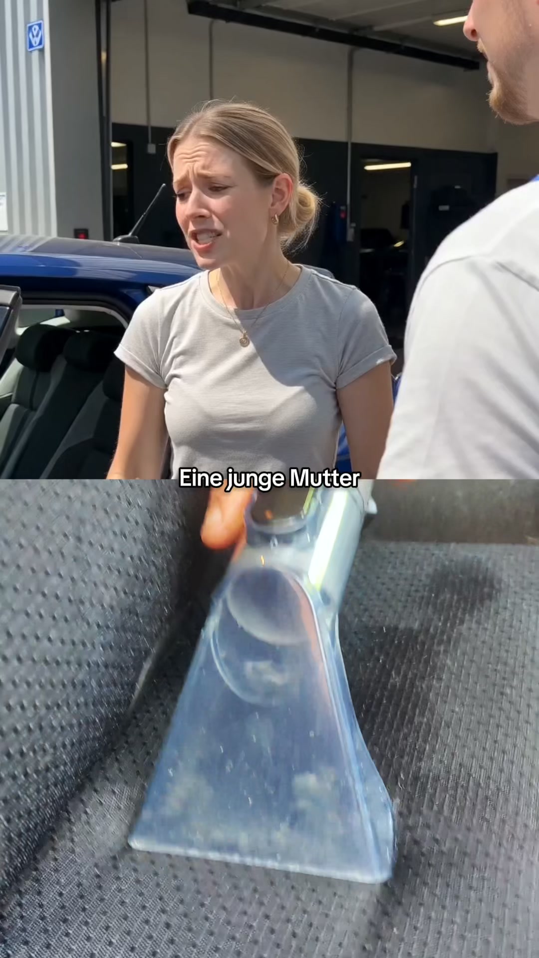 Von einer jungen Mutter gebracht