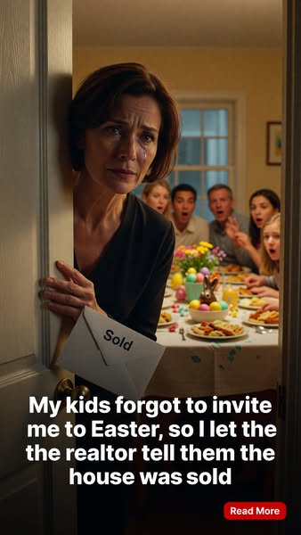 My kids forgot to invite me to Easter, so I let the realtor tell them the house they were eating in was sold