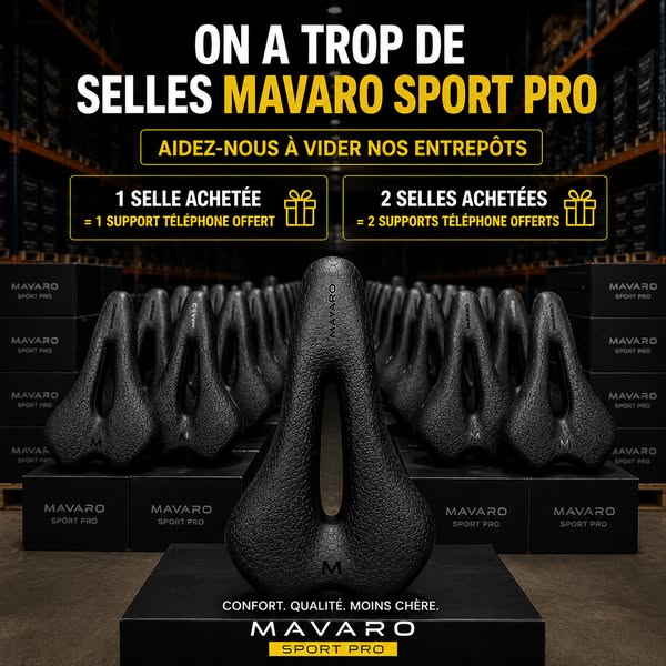 1 selle achetée = 1 support offert