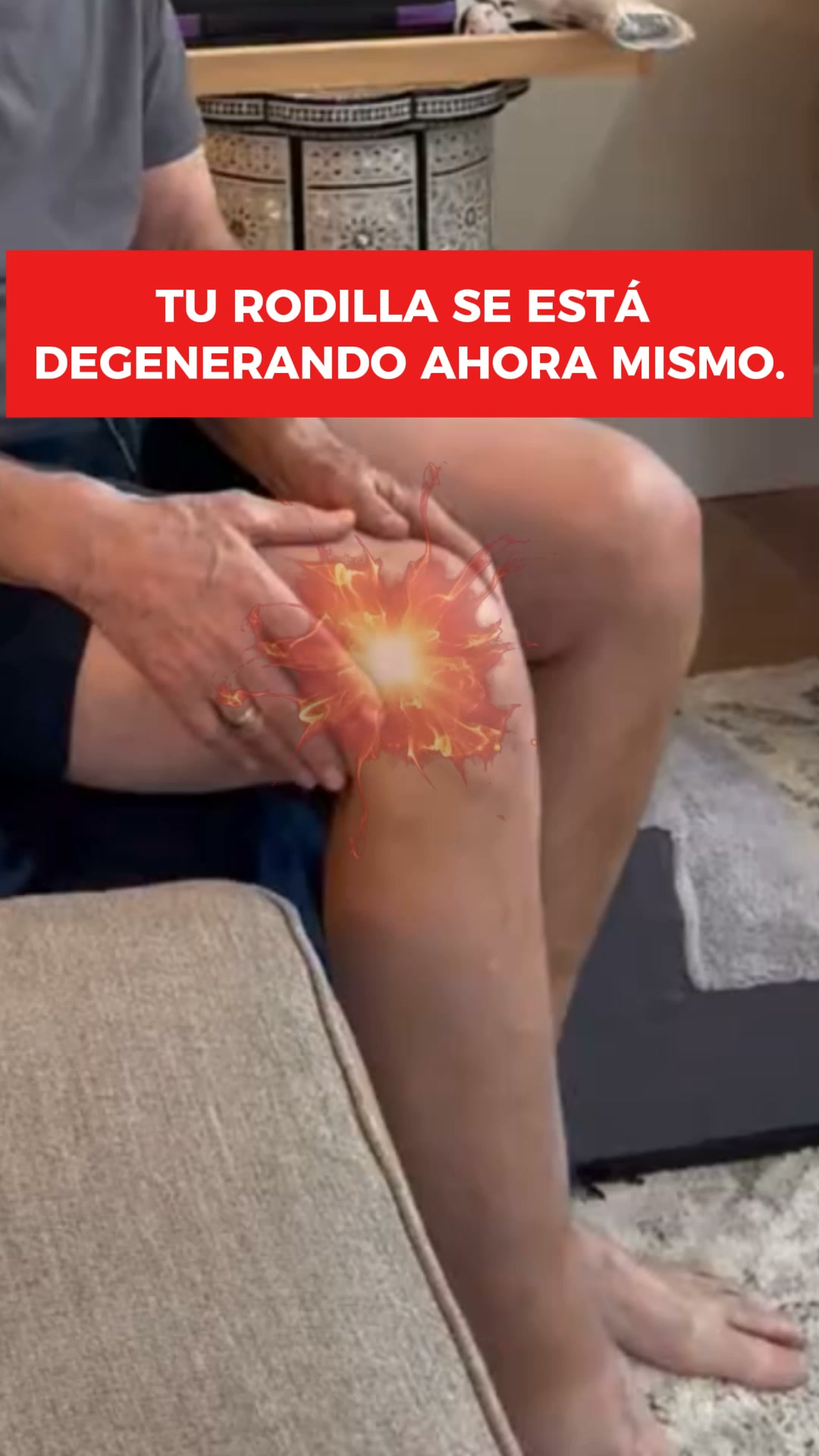 El mineral que apaga la inflamación de rodilla "hueso con hueso"