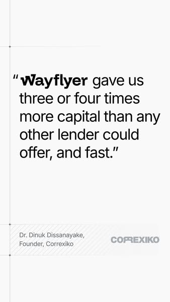 See how Correxiko grew with Wayflyer