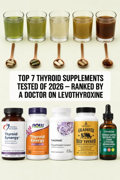 I Tested 7 Thyroid Supplements