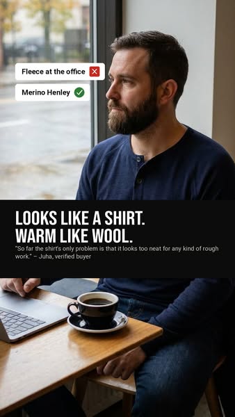 Looks like a shirt. Warm like wool.