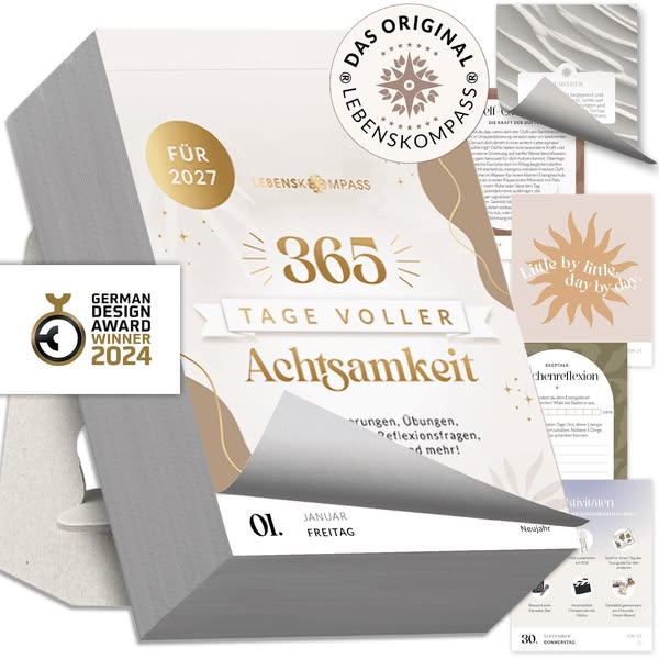 365 Tage Achtsamkeit – Blatt für Blatt