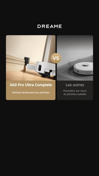 Robot aspirateur Dreame X60 Pro Ultra Complete