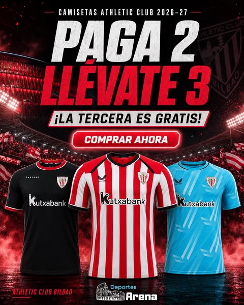 Athletic Club 2026-27 — ¡La Tercera es GRATIS!