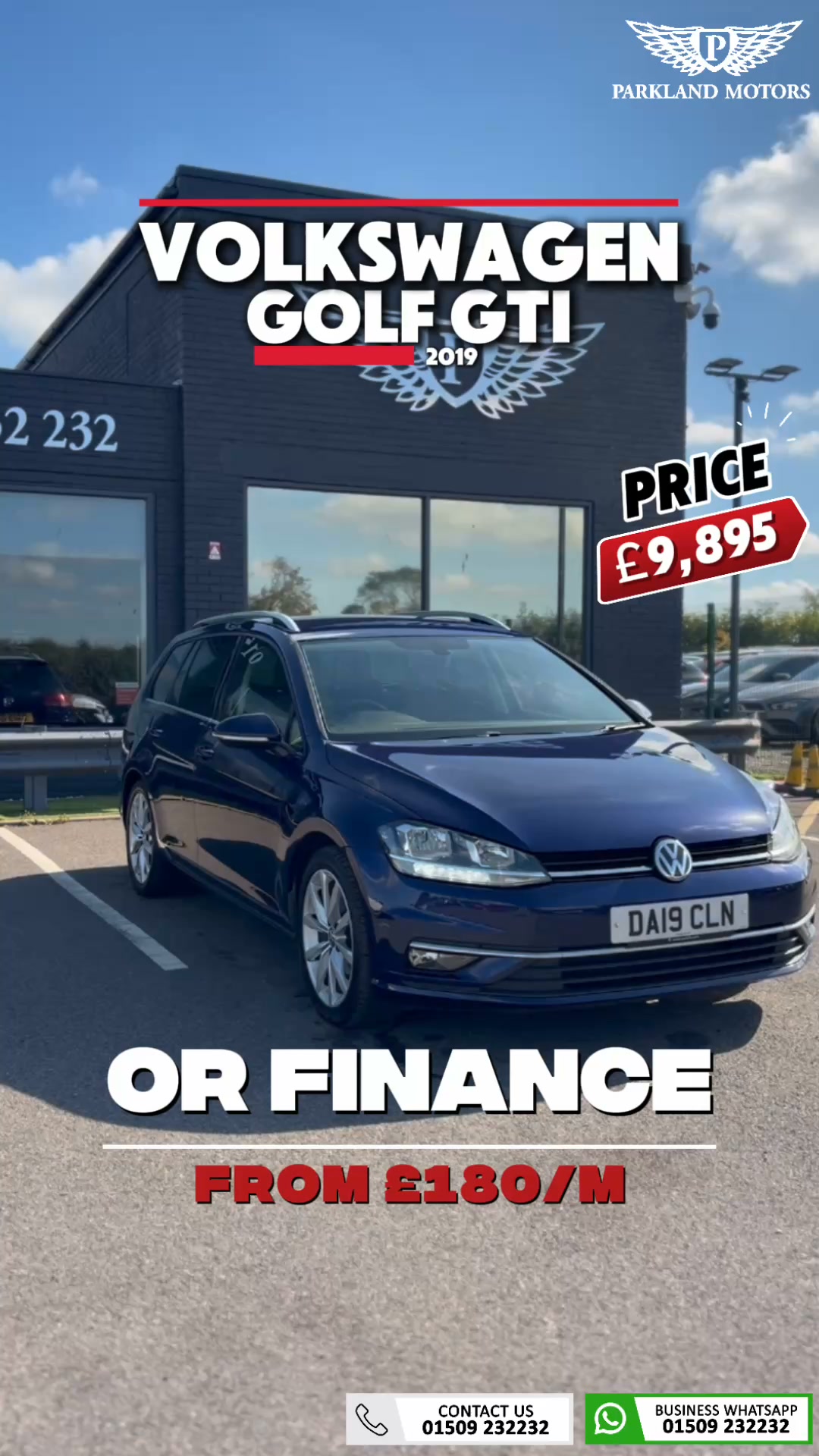 VW Golf GT TSi Evo – £9,895