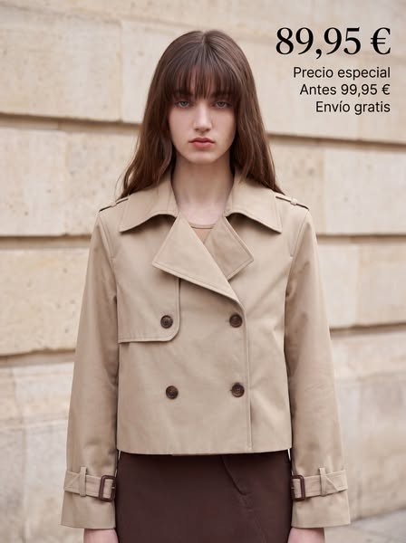 Trench Cropped Piper