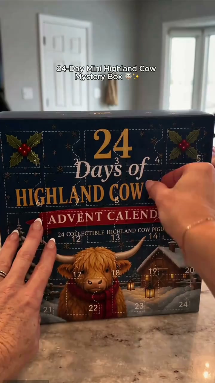 24 Days of Highland Cow Magic Advent Calendar