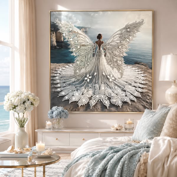 Peinture Diamant La Demoiselle — Créez l'élégance avec vos mains !