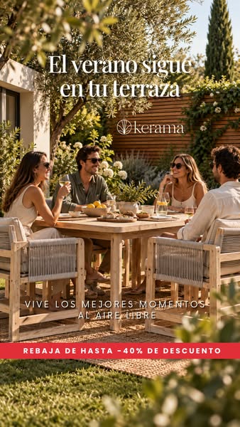 Muebles de exterior con hasta -40%