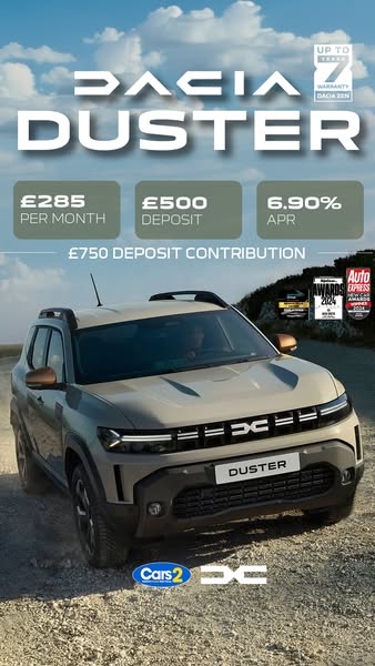 PCP: Dacia Duster Expression £285 Per Month | Cars2 Yorkshire