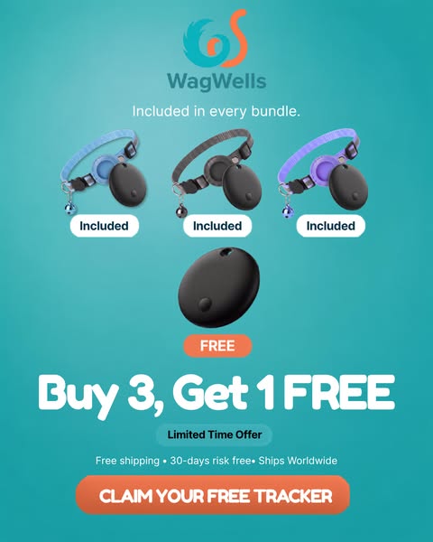 WagWells Tracking Collar