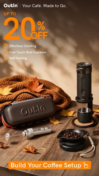 Café-Quality Coffee Anywhere — Up to 20% OFF