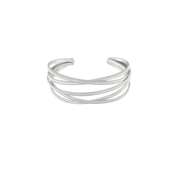 Tara Wrap It Bracelet Silver Plating