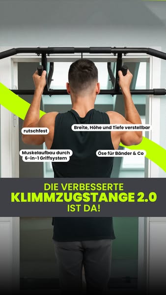 Die verbesserte Klimmzugstange