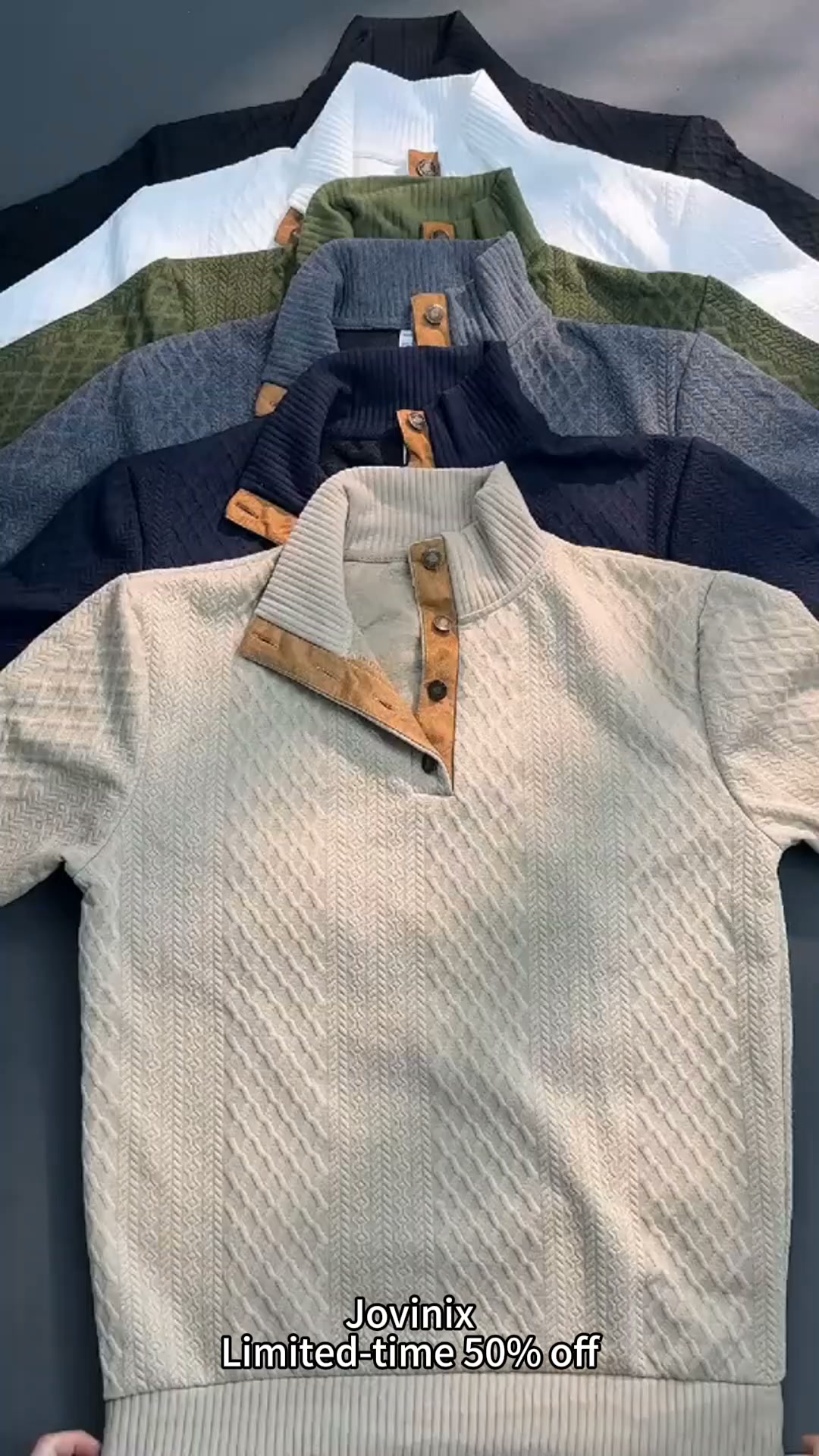 Get this colorblock sweater today at 50% OFF