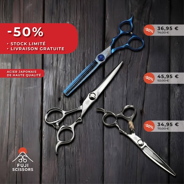 Ciseaux professionnels -50%